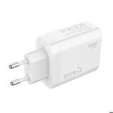 Zore Always-01 GaN Tech Type-C PD4.0 USB-A QC3.0 Hızlı Şarj Özellikli Seyahat Şarj Başlığı 65W