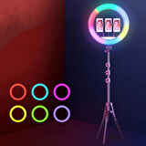 RGB Light 56cm Işıklı Telefon Tutucu Ring Light