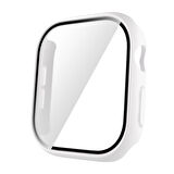 Apple Watch 10 46mm Sert PC Kasa ve Ekran Koruyucu Zore Watch Gard 35 Beyaz