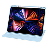 Apple iPad 10.9 2022 (10.Nesil) Uyumlu Tablet Kılıfı Kalem Bölmeli Termik Kılıf Lila