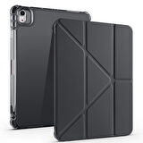 Apple iPad Air 11 2025 M3 Kılıf Zore Tri Folding Kalem Bölmeli Standlı Kılıf