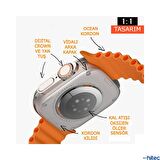 Global Hello 3 Watch Ultra Amoled Ekran Android İos HarmonyOs Uyumlu Akıllı Saat Siyah WNE0897