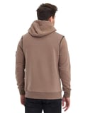 Snowboard Nakış Logo Baskılı Gri Sweatshirt