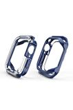 Apple Watch 40 Mm Uyumlu Kasa Koruyucu Sert PC + Silikon Koruyucu 360 Protective Spor Tasarım Gard08 Mavi