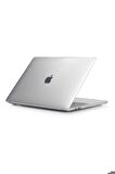 Apple Macbook 13.6 inç Air 2024 M2 A2681 Uyumlu MSoft Kristal Kapak Renksiz