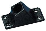 Vardavela ayağı, 60°. Plastik, Ø 22 mm. Taban ebadı 89x39 mm.