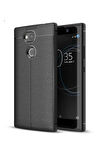 Sony Xperia L2 Uyumlu Kılıf Zore Niss Silikon Kapak Siyah