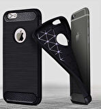 Apple iPhone 6 Plus Uyumlu Kılıf Zore Room Silikon Kapak Lacivert
