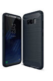 Samsung Galaxy S8 Plus Uyumlu Kılıf Zore Room Silikon Kapak Lacivert