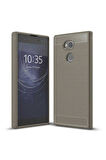 Sony Xperia XA2 Ultra Uyumlu Kılıf Zore Room Silikon Kapak Gri