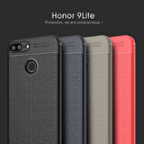 Huawei Honor 9 Lite Uyumlu Kılıf Zore Niss Silikon Kapak Kırmızı
