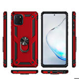 Samsung Galaxy A81 (Note 10 Lite) Uyumlu Kılıf Zore Vega Kapak Mavi