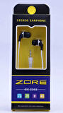 Zore GX-2202 Stereo Mp3 Kulaklık Uzun Kutulu Beyaz