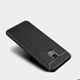 Samsung Galaxy A6 2018 Uyumlu Kılıf Zore Room Silikon Kapak Gri