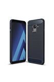 Samsung Galaxy A6 2018 Uyumlu Kılıf Zore Room Silikon Kapak Lacivert