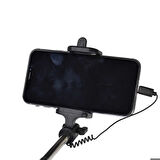 Apple iPhone 7 Uyumlu özel Selfie Çubuğu H520 Mavi