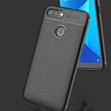 Asus Zenfone Max Plus (M1) ZB570TL Uyumlu Kılıf Zore Niss Silikon Kapak Kırmızı