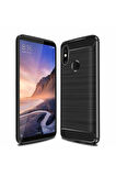 Xiaomi Mi Max 3 Uyumlu Kılıf Zore Room Silikon Kapak Siyah