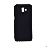 Samsung Galaxy J6 Plus Uyumlu Kılıf Zore Premier Silikon Kapak Mürdüm