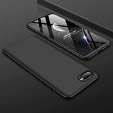 Oppo AX7 Uyumlu Kılıf Zore Ays Kapak Siyah-Mavi