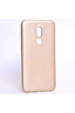Meizu X8 Uyumlu Kılıf Zore Premier Silikon Kapak Gold