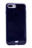 Apple iPhone 8 Plus Uyumlu Kılıf Zore Shining Silikon Siyah