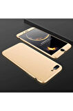 Apple iPhone 8 Plus Uyumlu Kılıf Zore Ays Kapak Gold