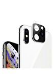 Apple iPhone X Uyumlu CP-03 Zore iPhone 11 Pro Max Kamera Lens Dönüştürücü Gri