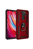Xiaomi Redmi Note 8 Pro Uyumlu Kılıf Zore Vega Kapak Kırmızı