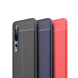 Xiaomi Mi 10 Uyumlu Kılıf Zore Niss Silikon Kapak Kırmızı