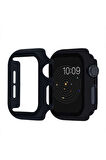 Apple Watch 44mm Uyumlu Zore Watch Gard 01 Ekran Koruyucu Siyah