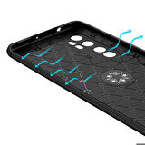 Xiaomi Mi Note 10 Lite Uyumlu Kılıf Zore Ravel Silikon Kapak Kırmızı