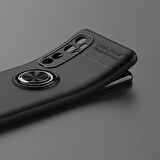 Xiaomi Mi Note 10 Lite Uyumlu Kılıf Zore Ravel Silikon Kapak Kırmızı
