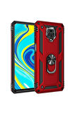 Xiaomi Redmi Note 9 Pro Uyumlu Kılıf Zore Vega Kapak Kırmızı