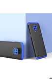 Xiaomi Redmi Note 9 Pro Uyumlu Kılıf Zore Ays Kapak Siyah-Mavi