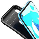 Huawei P20 Lite 2019 Uyumlu Kılıf Zore Negro Silikon Kapak Kahverengi