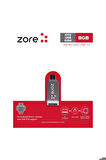 Zore 3.0 Micro Metal OTG 8 GB
