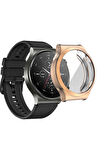 Huawei Watch GT2 Pro Uyumlu Zore Watch Gard 02 Ekran Koruyucu Rose Gold