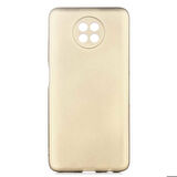 Xiaomi Redmi Note 9T Uyumlu Kılıf Zore Premier Silikon Kapak Gold