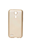 LG K8 Uyumlu Kılıf Zore Premier Silikon Kapak Gold
