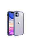 Apple iPhone 11 Uyumlu Kılıf Zore Kaff Kapak Koyu Mor