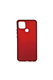 Oppo A15 Uyumlu Kılıf Zore Premier Silikon Kapak Kırmızı