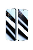 Apple iPhone 12 Mini Uyumlu Zore Fit Hard Mat Privacy Cam Ekran Koruyucu