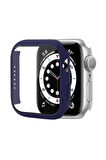 Apple Watch 7 45mm Uyumlu Zore Watch Gard 01 Ekran Koruyucu Lacivert