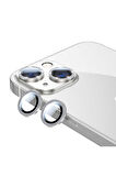 Apple iPhone 13 Mini Uyumlu CL-06 Kamera Lens Koruyucu Gümüş