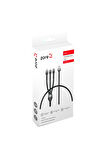 Zore Shira Serisi 3in1 USB Kablo 30cm