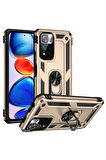 Xiaomi Redmi Note 11 Pro Plus 5G Uyumlu Kılıf Zore Vega Kapak Gold