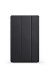 Lenovo M10 TB-X306F Gen.2 Uyumlu Zore Smart Cover Standlı 1-1 Kılıf Siyah