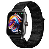 Huawei Watch GT 3 42mm Uyumlu Kordon Hasır Örgü Cırt Cırtlı Terletmeyen Zore KRD-03 Kumaş Kayış NO9