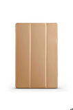 Samsung Galaxy Tab A8 10.5 SM-X200 (2021) Uyumlu Zore Smart Cover Standlı 1-1 Kılıf Gold